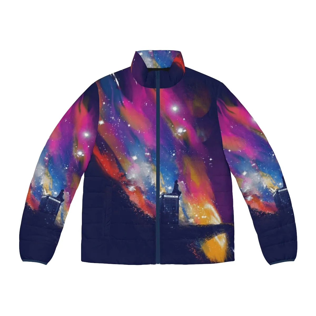 13th Doctor Who Puffer Jacket: Colorful Sci-Fi Apparel