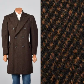 1970s Brown Double Breasted Coat