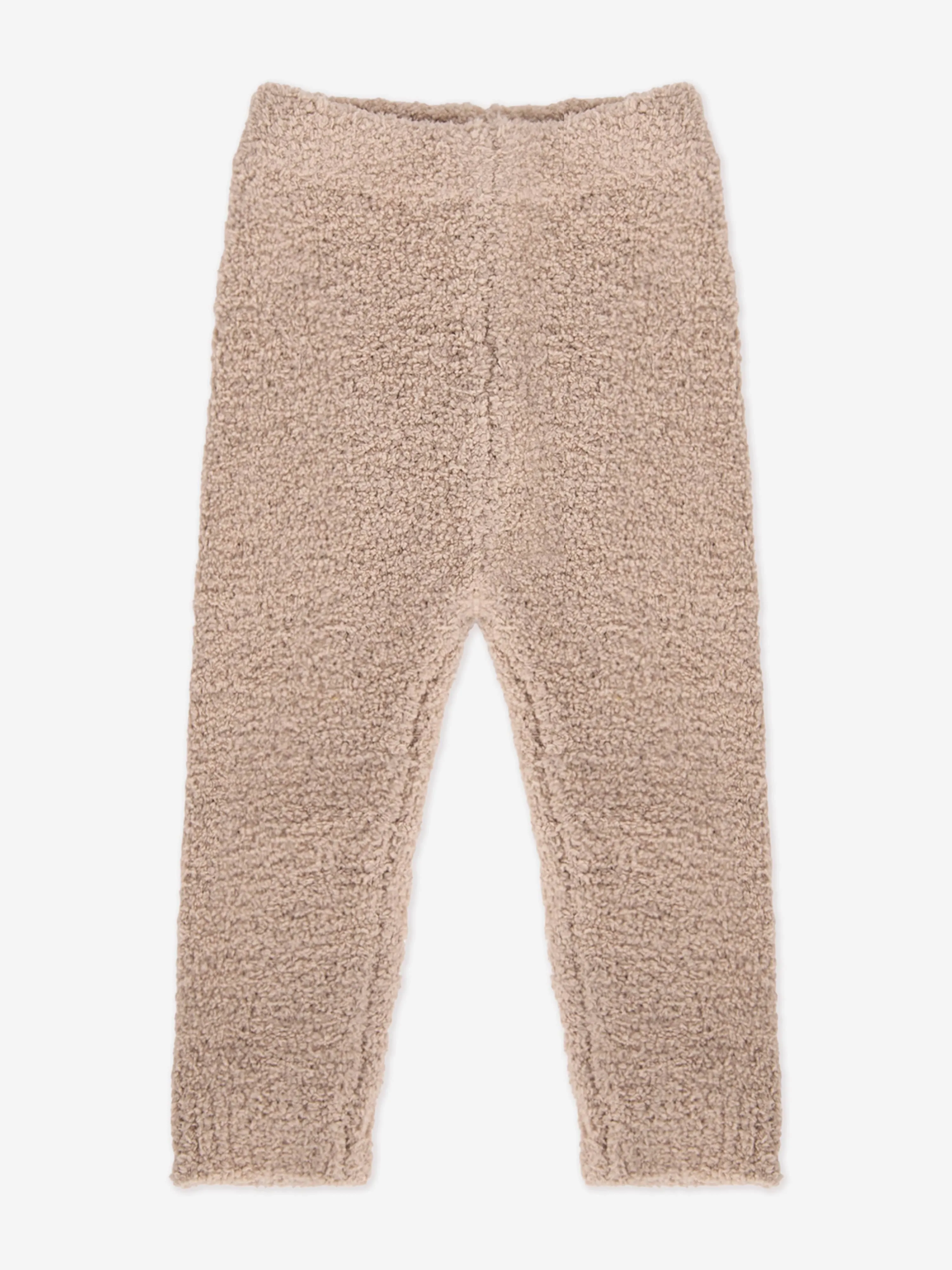 7AM Enfant Baby Fuzzy Leggings in Beige