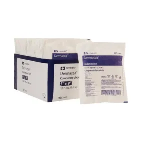 Abdominal Pad Dermacea™ 5 X 9 Inch Rectangle Sterile 1 per Pack - Cardinal  Mfr# 7196D