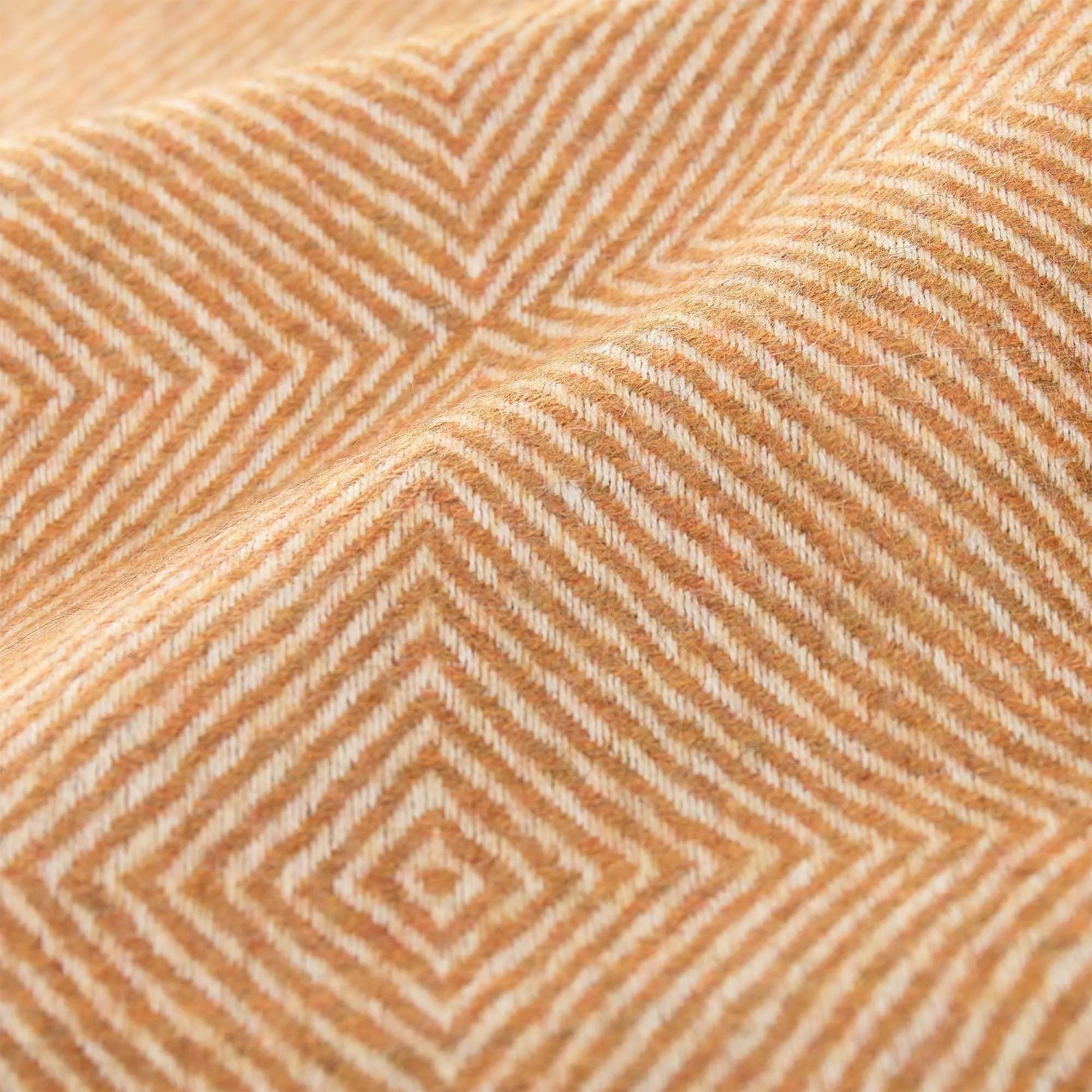 Alanga Alpaca Blanket [Mustard/Off-white]