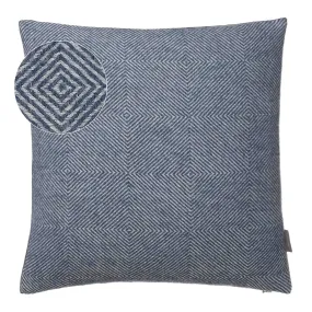 Alanga Cushion Cover [Denim blue/Off-white]