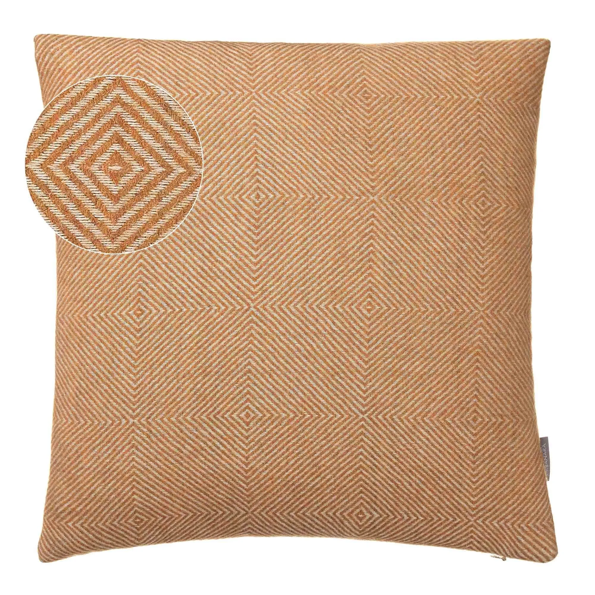 Alanga Cushion [Mustard/Off-white]