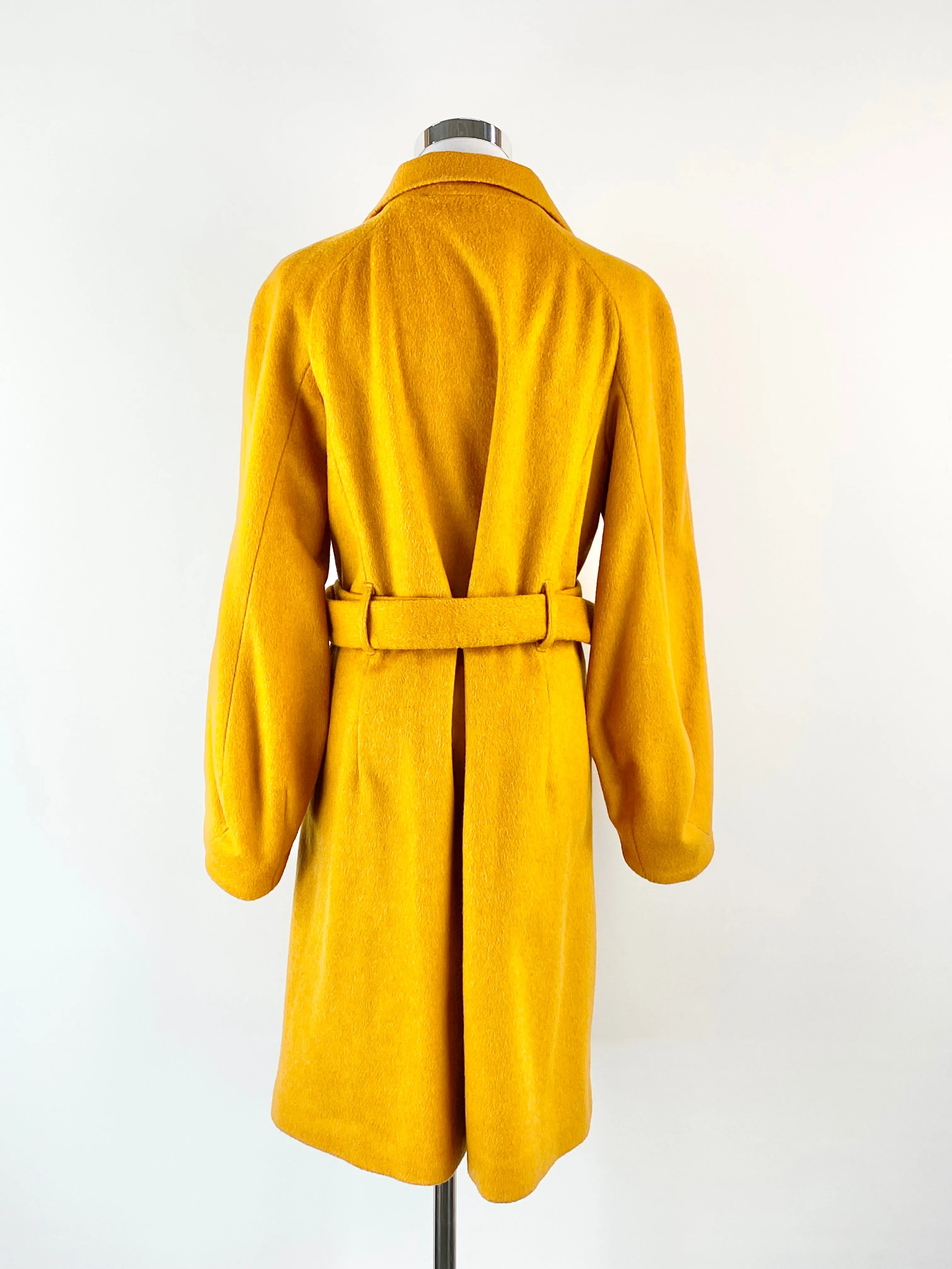 Arthur Galan Butterscotch Wool Blend Coat - AU12