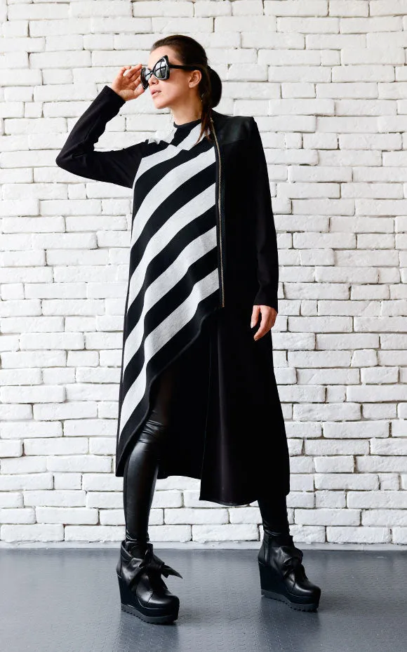 Asymmetric Long Coat