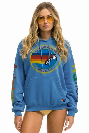 AVIATOR NATION  RELAXED PULLOVER HOODIE - COBALT