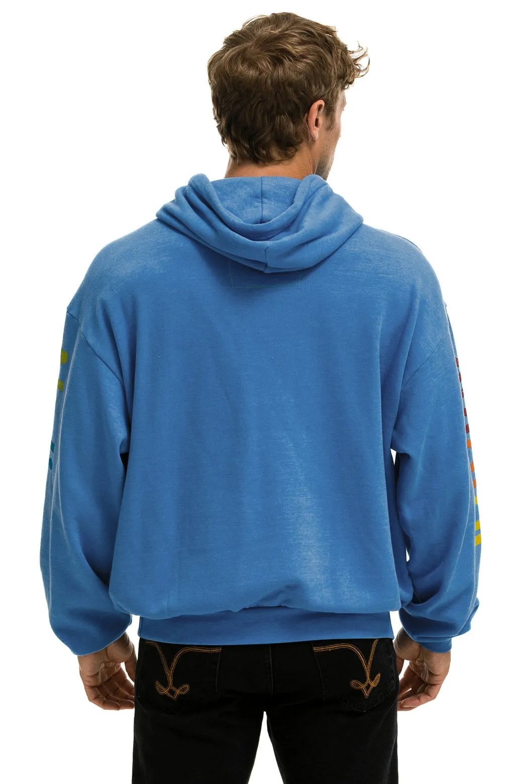 AVIATOR NATION  RELAXED PULLOVER HOODIE - COBALT