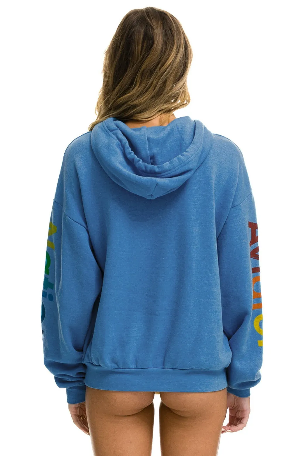 AVIATOR NATION  RELAXED PULLOVER HOODIE - COBALT