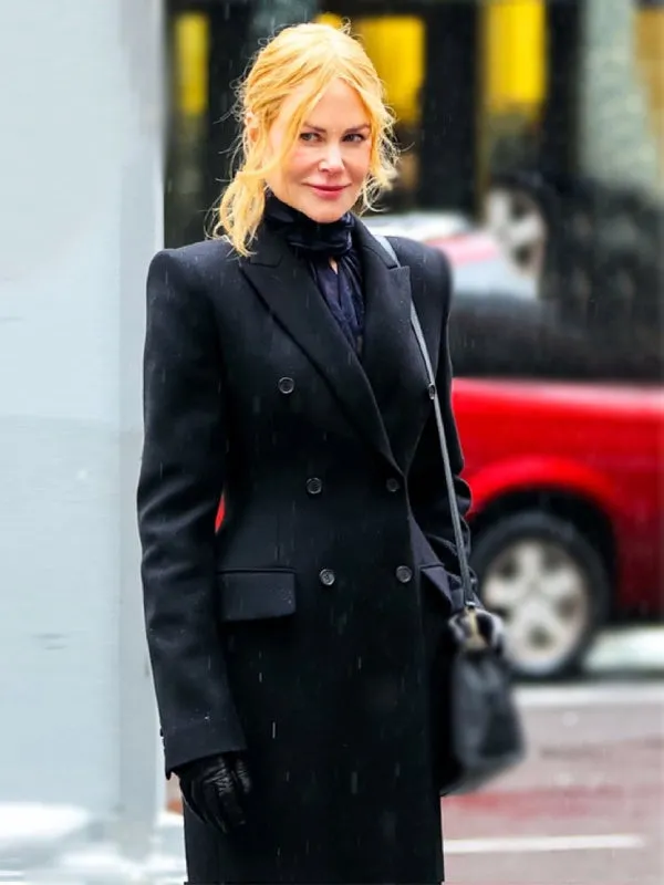 Babygirl 2024 Nicole Kidman Black Coat