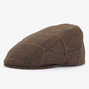 Barbour Men's Crieff Flat Cap in Brown