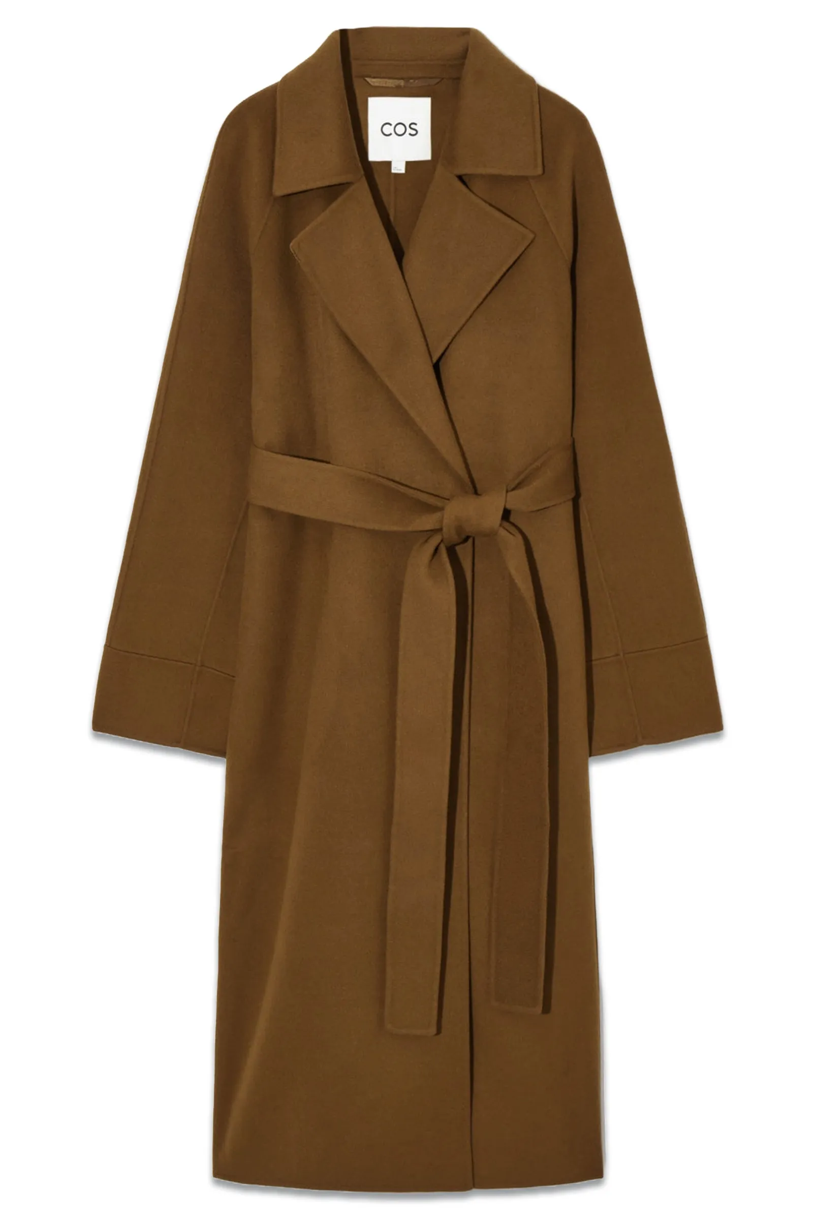 Belted Double-faced Wool Coat