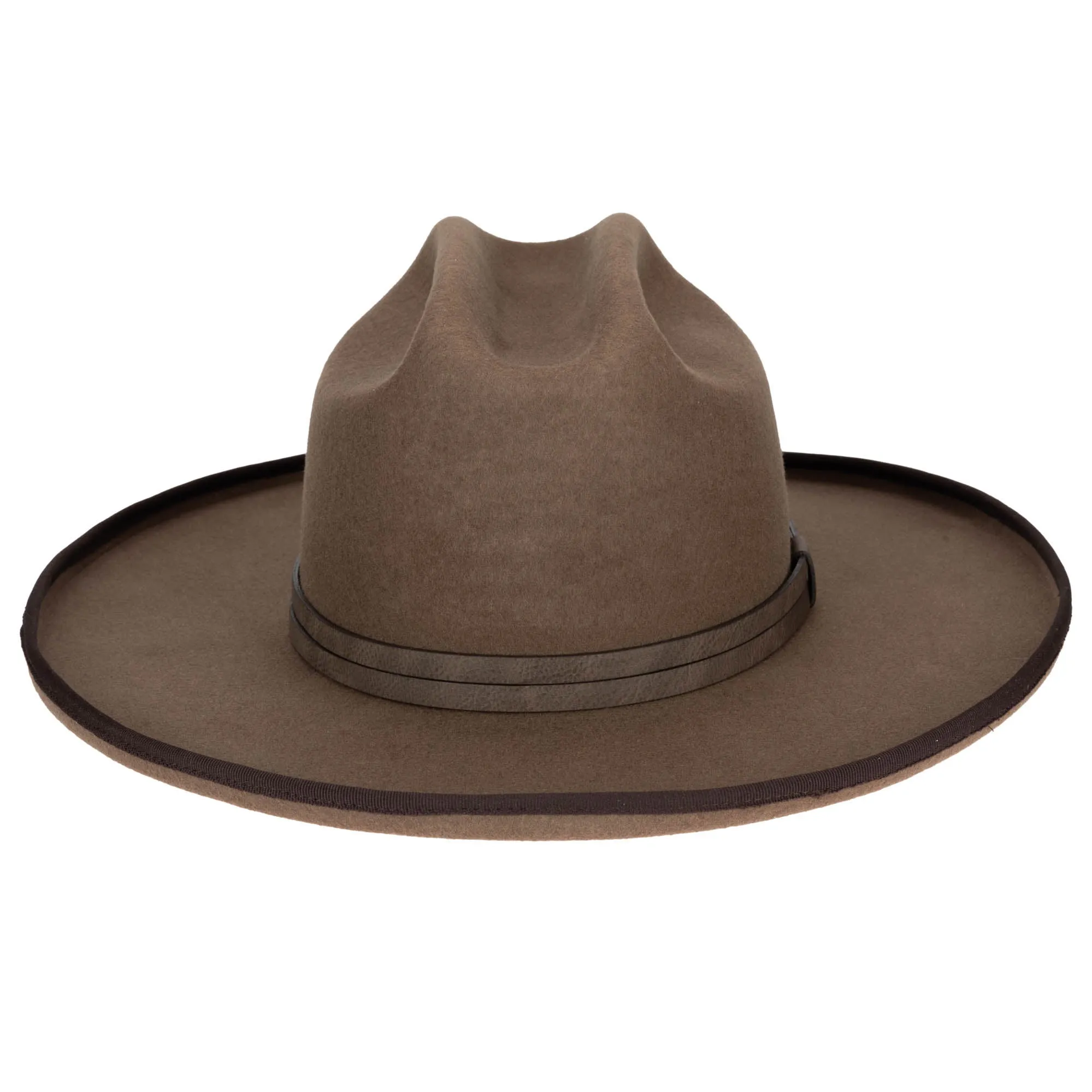 Black Label Wool Felt Cattleman's Crease Fedora