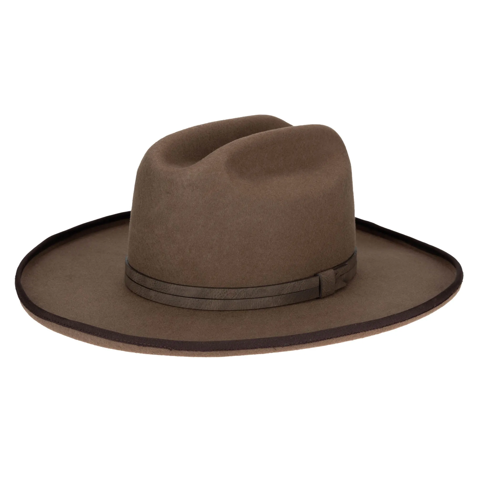 Black Label Wool Felt Cattleman's Crease Fedora