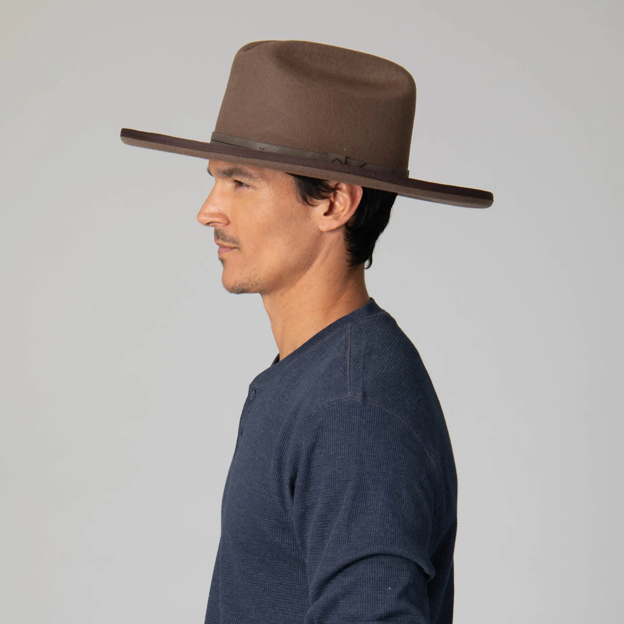 Black Label Wool Felt Cattleman's Crease Fedora