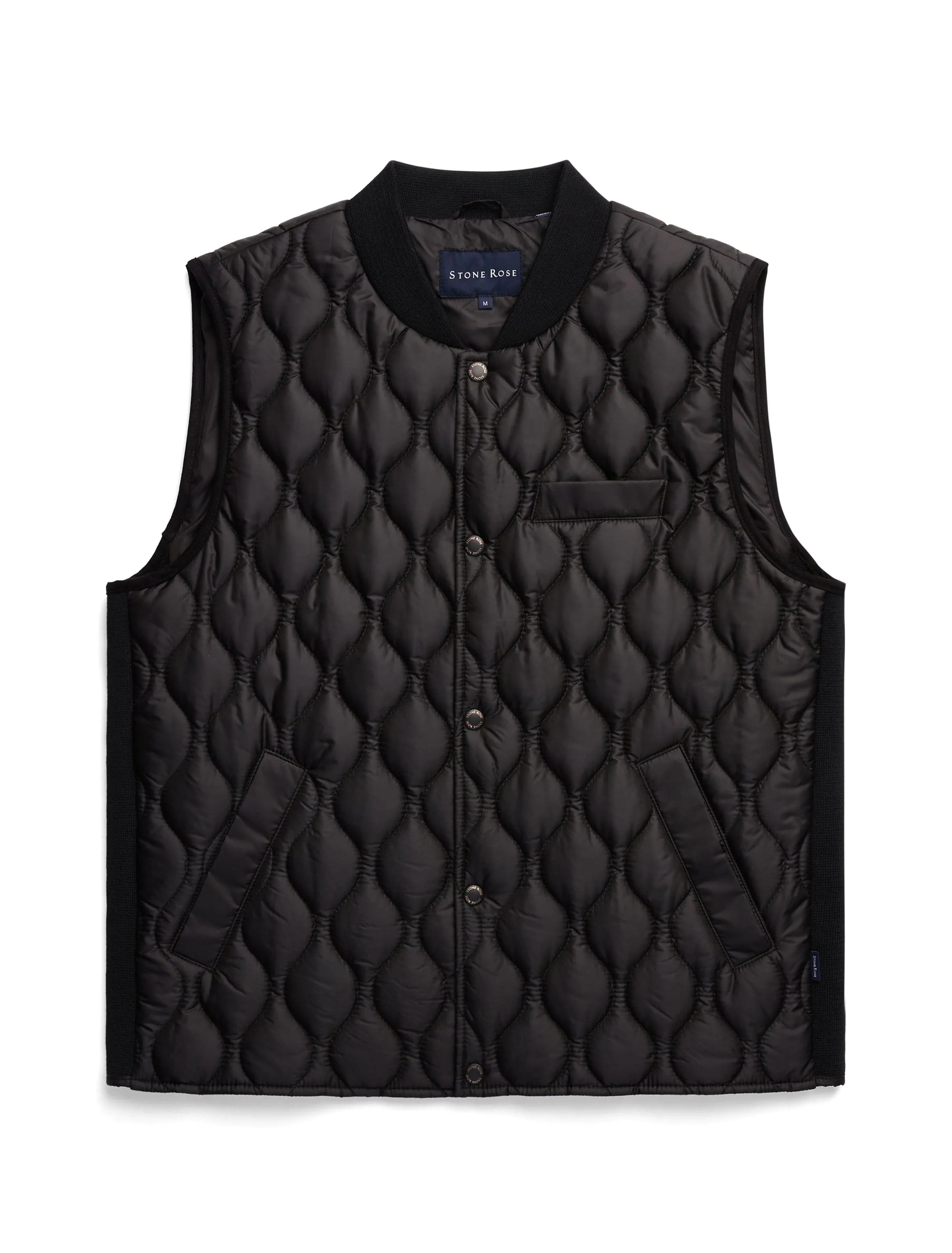 Black Quilted Puffer Vest