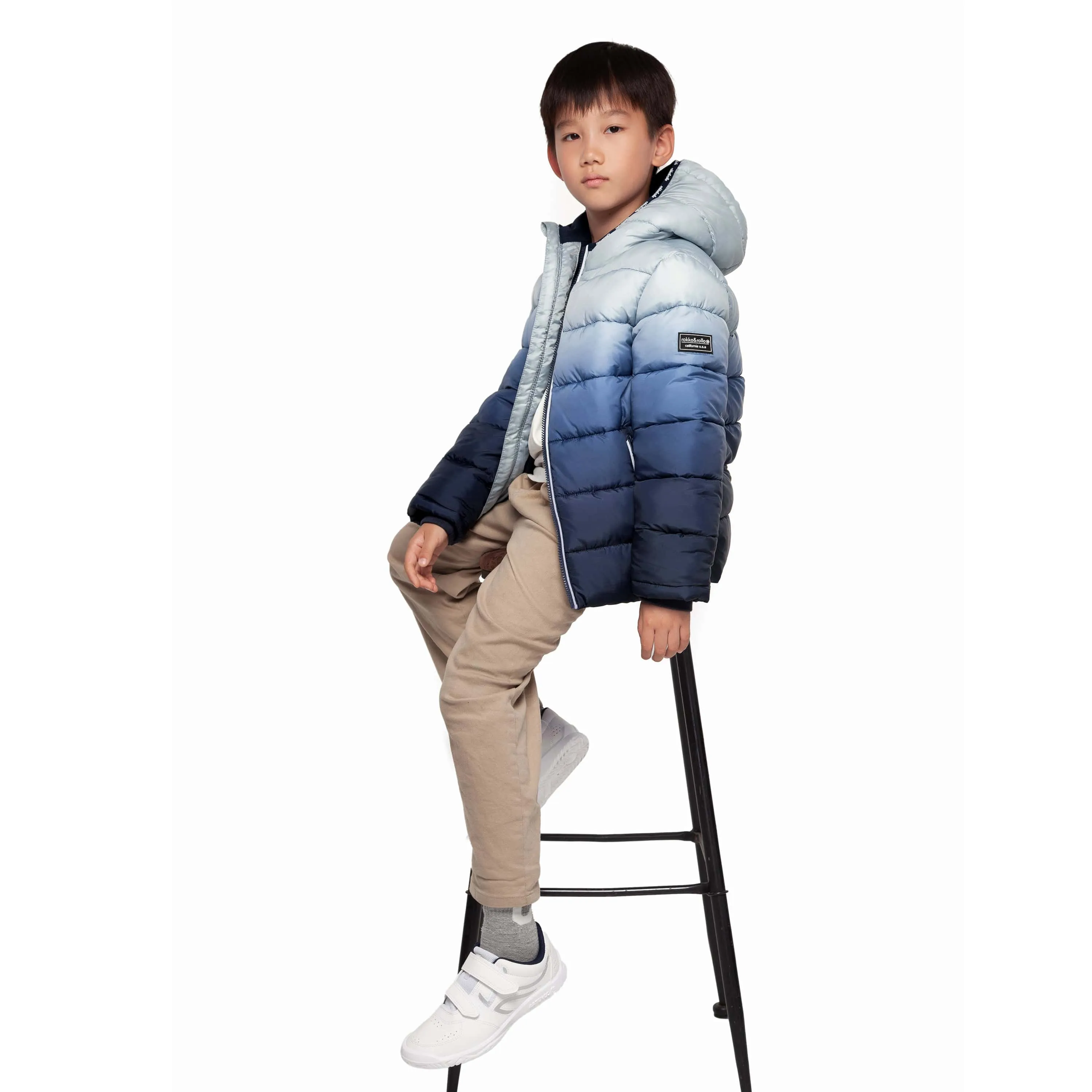 Boys' Heavyweight Puffer Jacket Bubble Coat