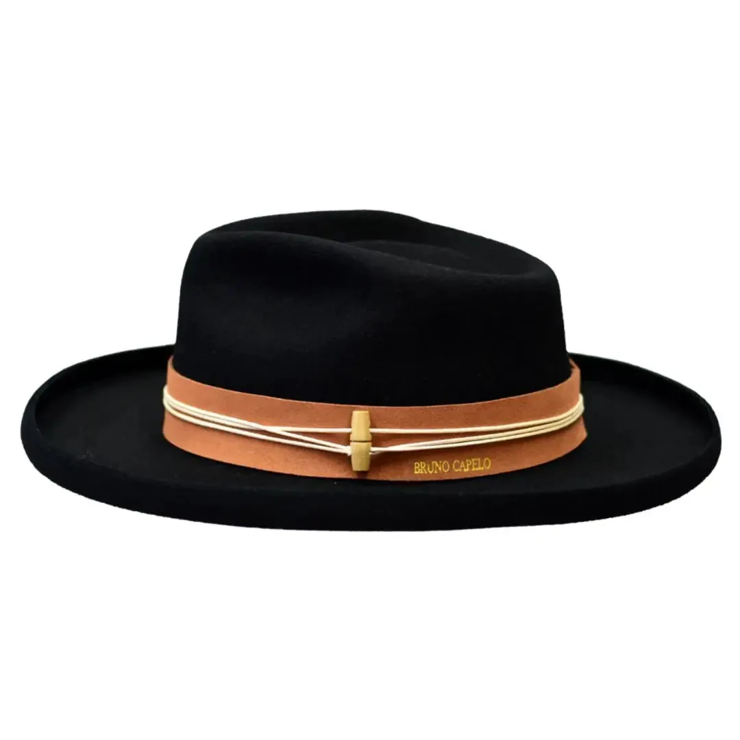 Bruno Capelo Gentleman Wide Brim Wool Fedora