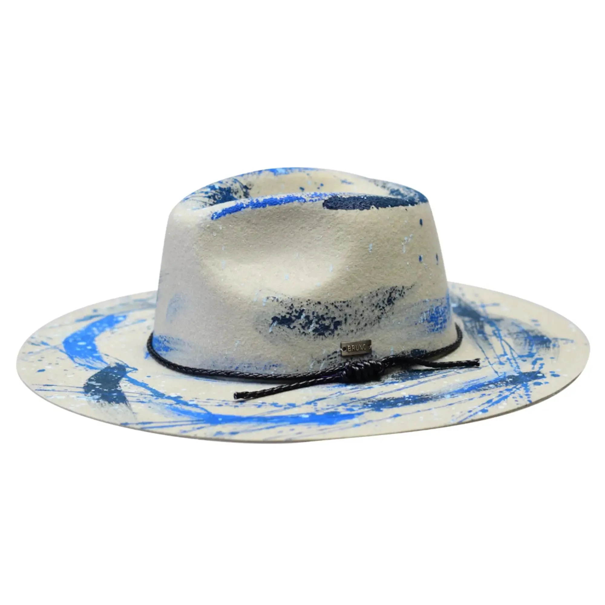 Bruno Capelo Influencer Wide Brim Wool Fedora