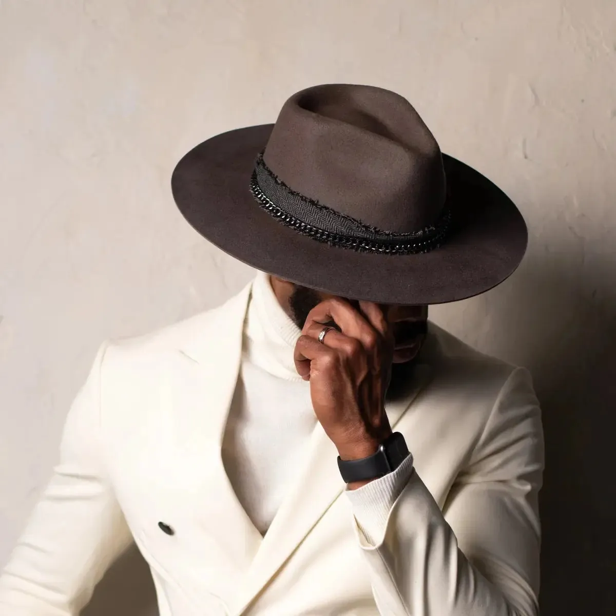 Bruno Capelo Maverick Wide Brim Wool Fedora