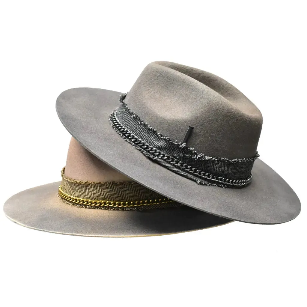 Bruno Capelo Maverick Wide Brim Wool Fedora