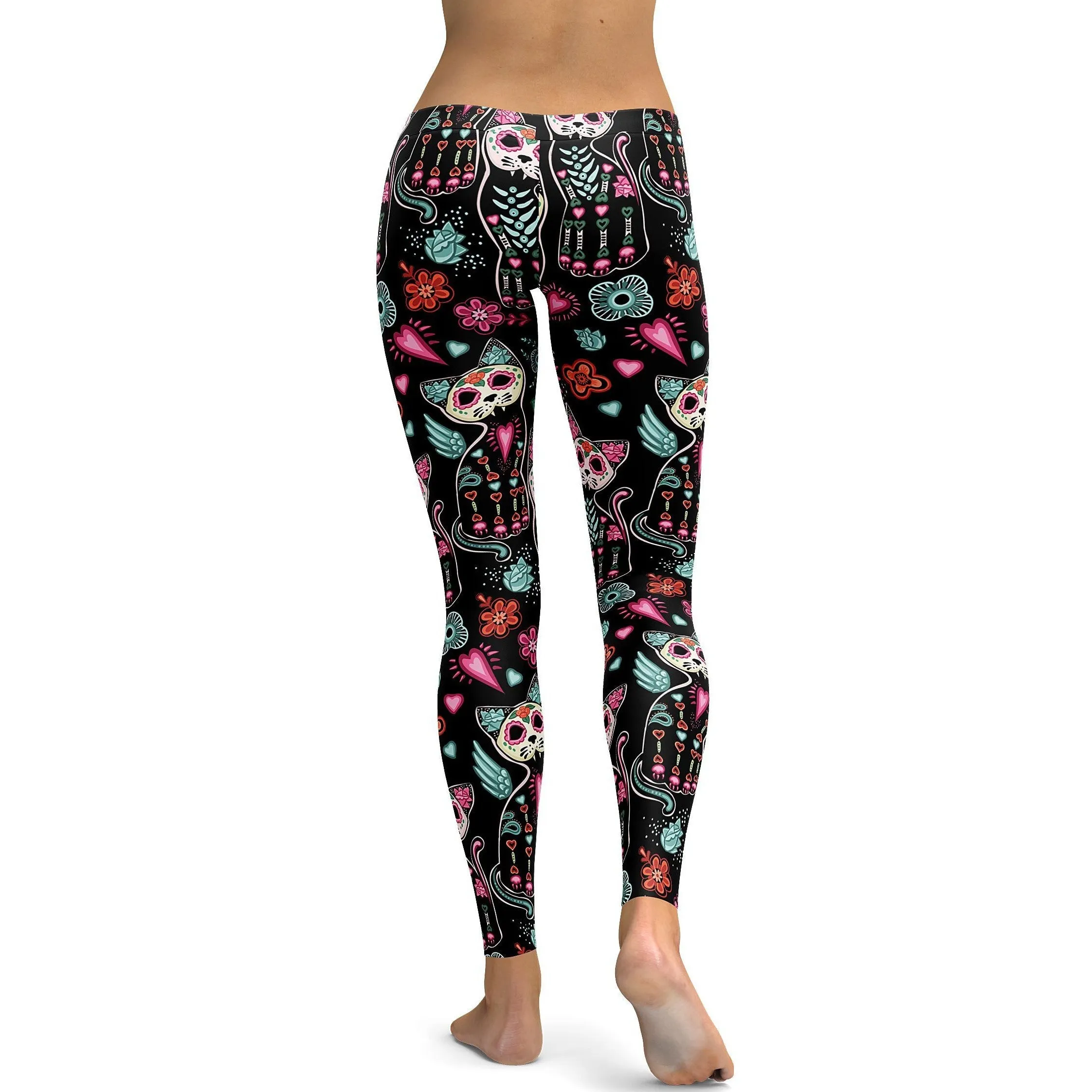 Calavera Cat Leggings