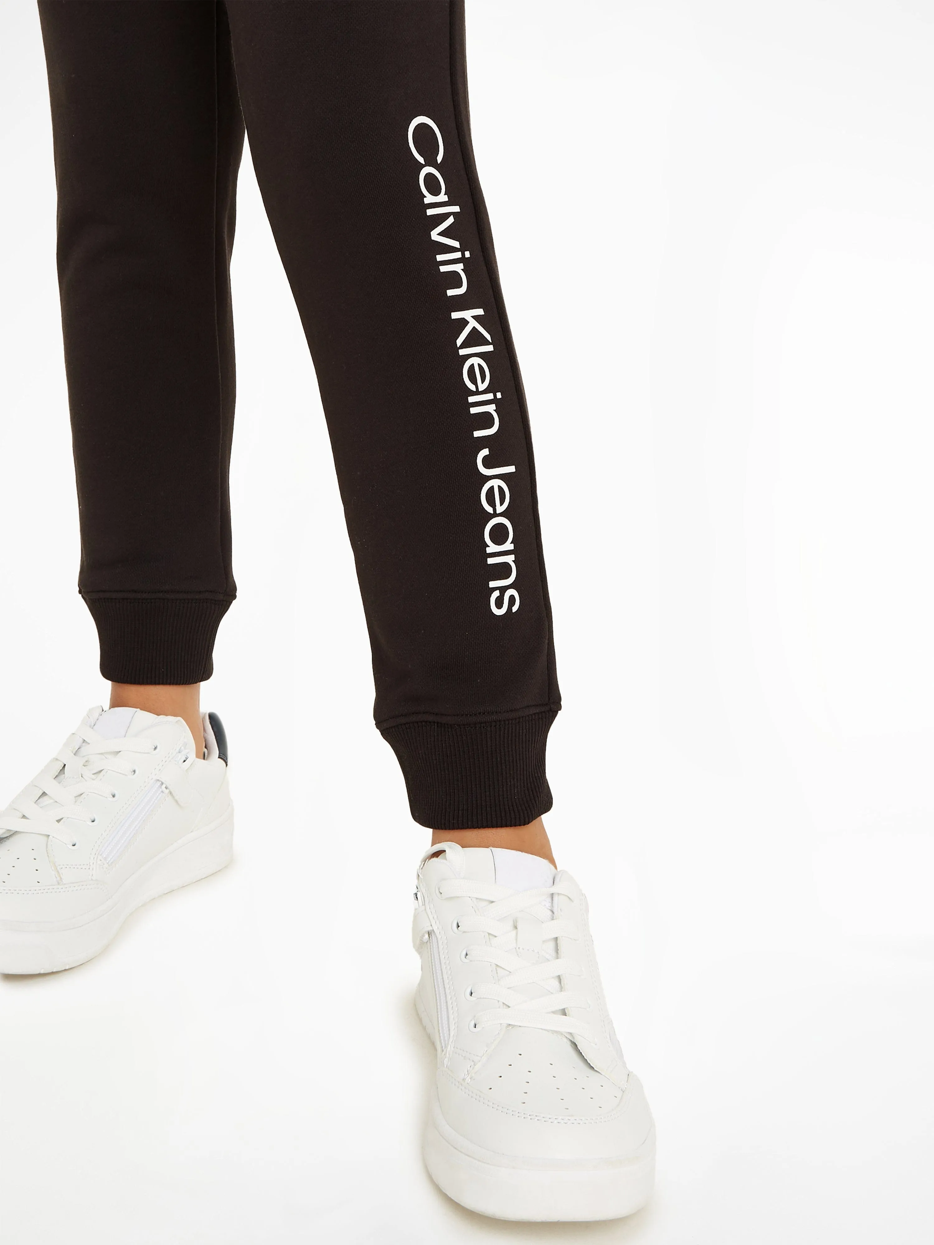 Calvin Klein Kids Logo Joggers in Black