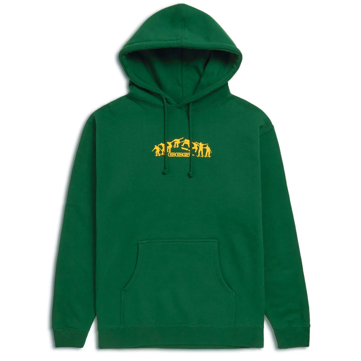 CCS Kickflip Logo Pullover Hoodie - Forest/Yellow