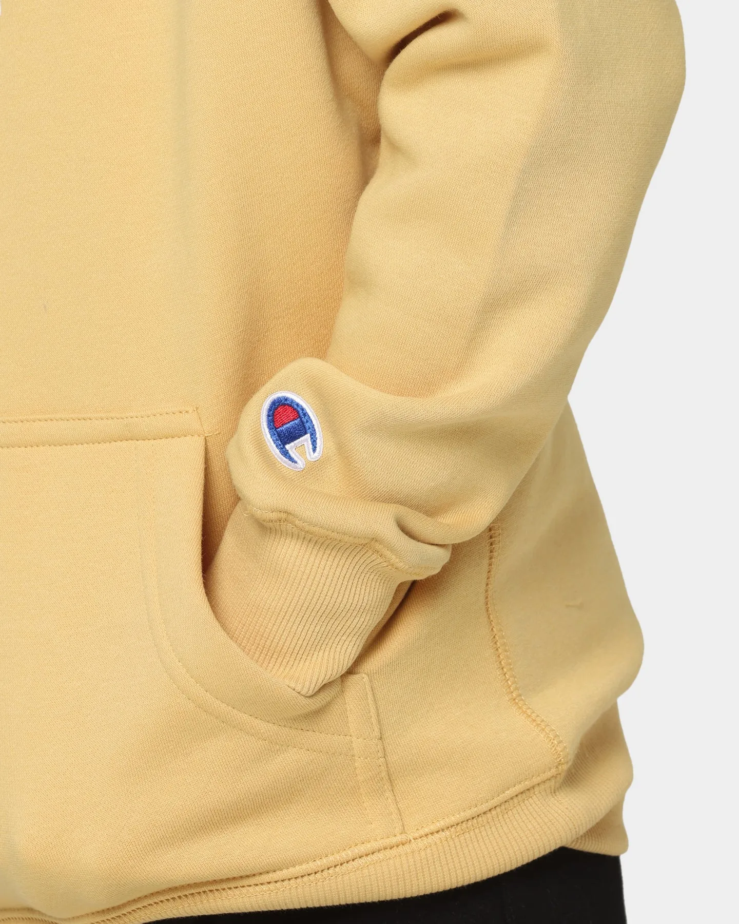 Champion Kids' Script Hoodie Golden Milk