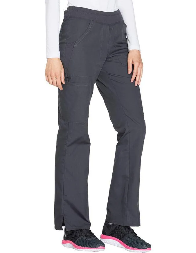 Cherokee Workwear Women's Mid Rise Straight Leg Pull-on Cargo Pant