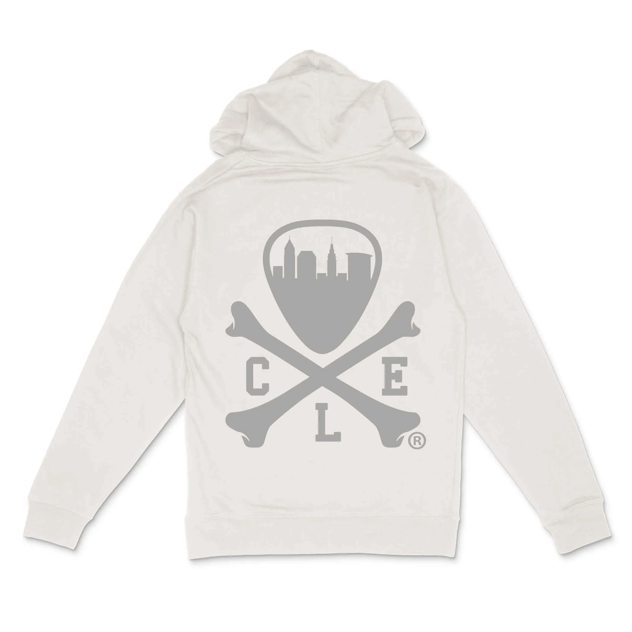 CLE Logo - Unisex Pullover Hoodie - Pigment Ivory