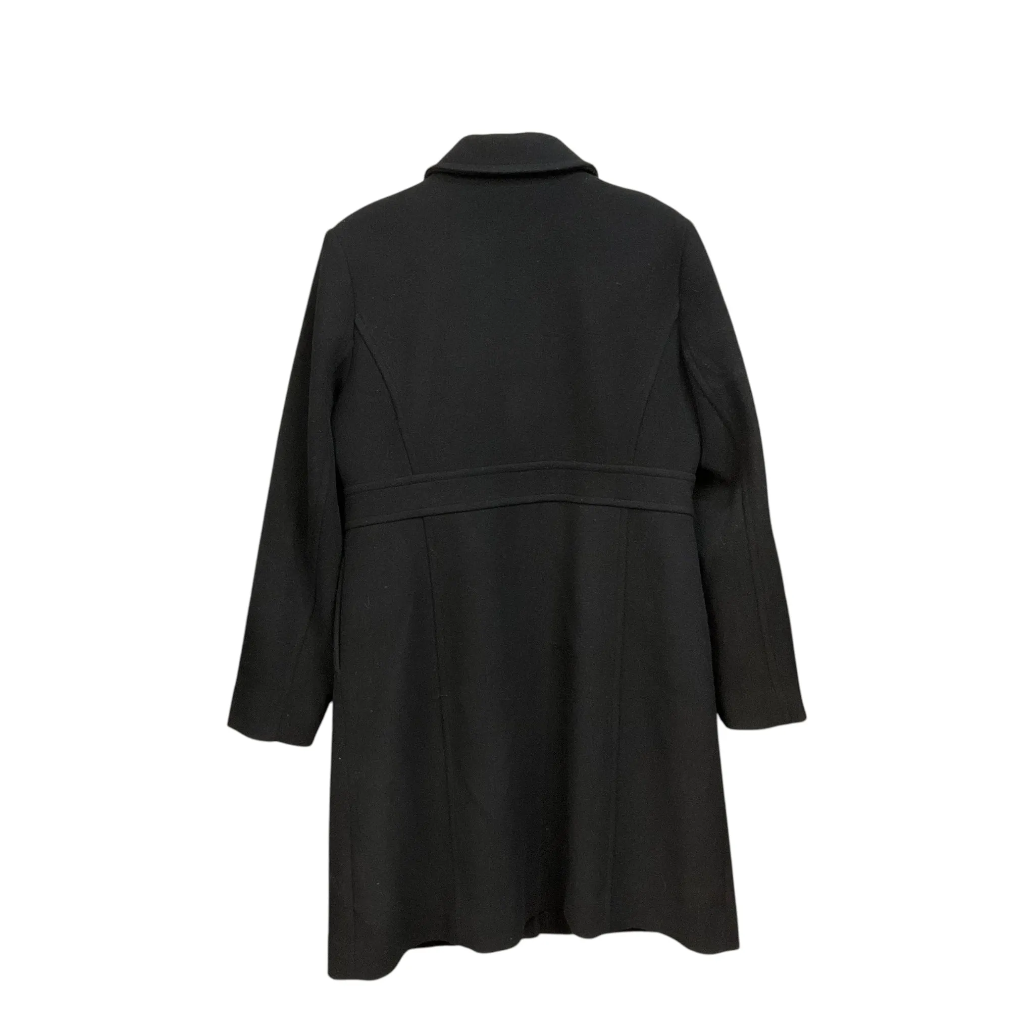 Coat Wool By J. Crew In Black, Size: L