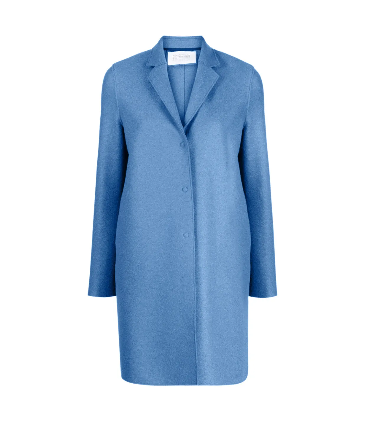 Cocoon Coat in Denim Blue