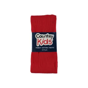 Country Kids Red Tights