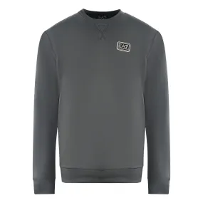 EA7 Branded Patch Logo Iron Gate Sweatershirt