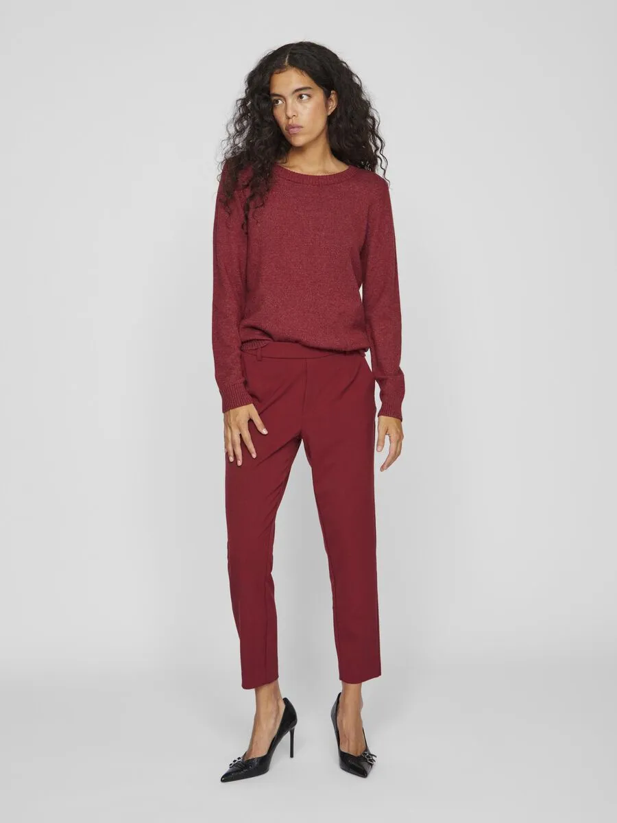 Floria Knitted Jumper (Cabernet)