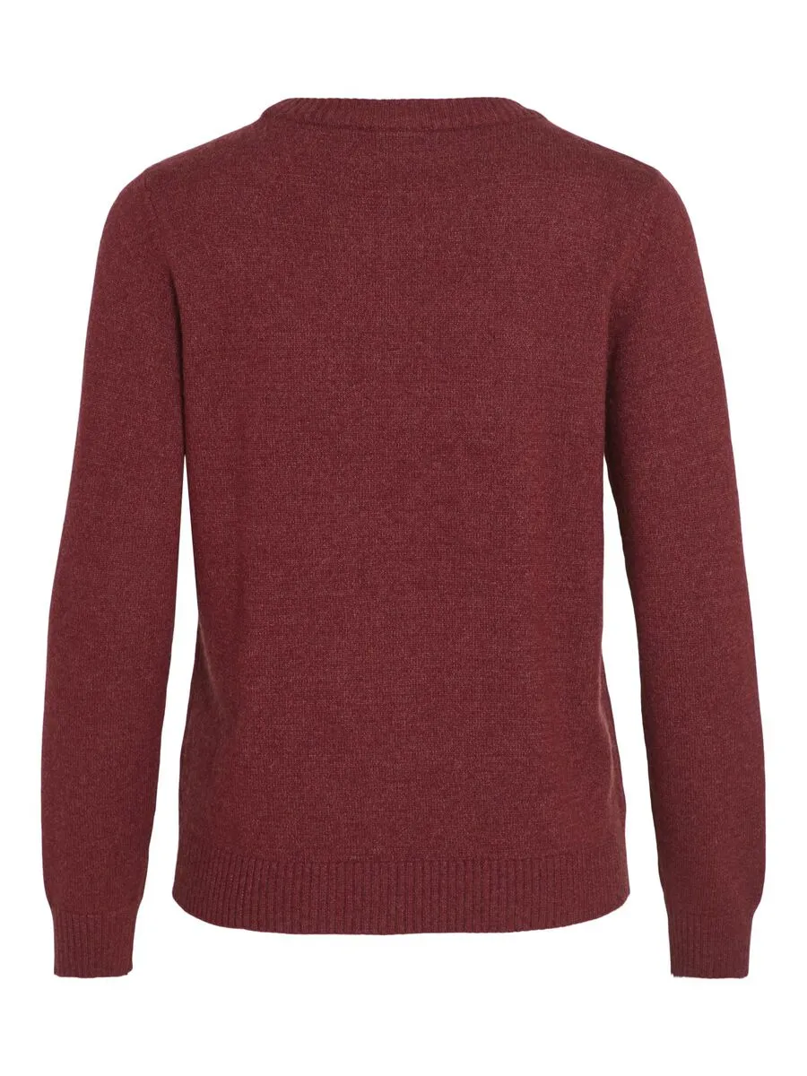 Floria Knitted Jumper (Cabernet)