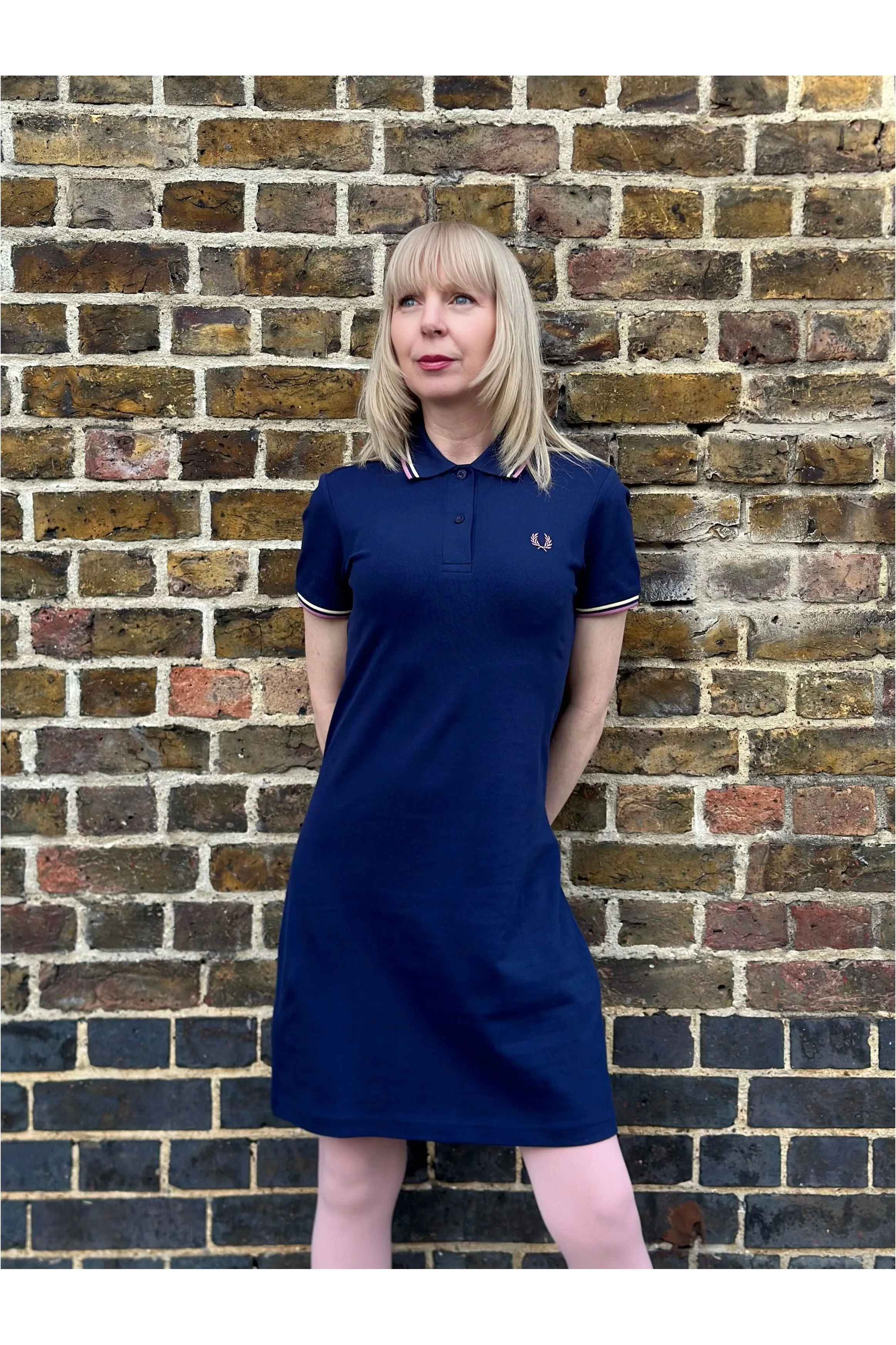 Fred Perry - Women's D3600 Twin Tipped French Navy - Dress