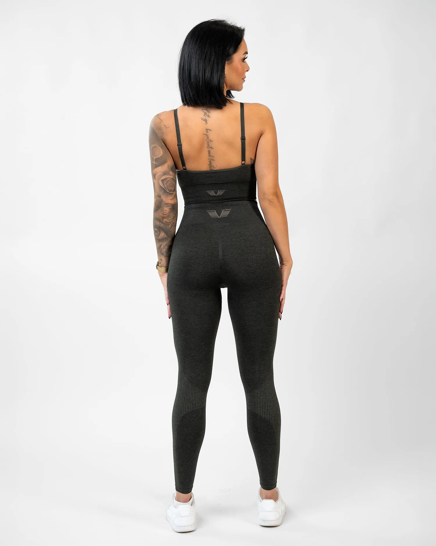 GAVELO Seamless Booster Melange Peat Tights