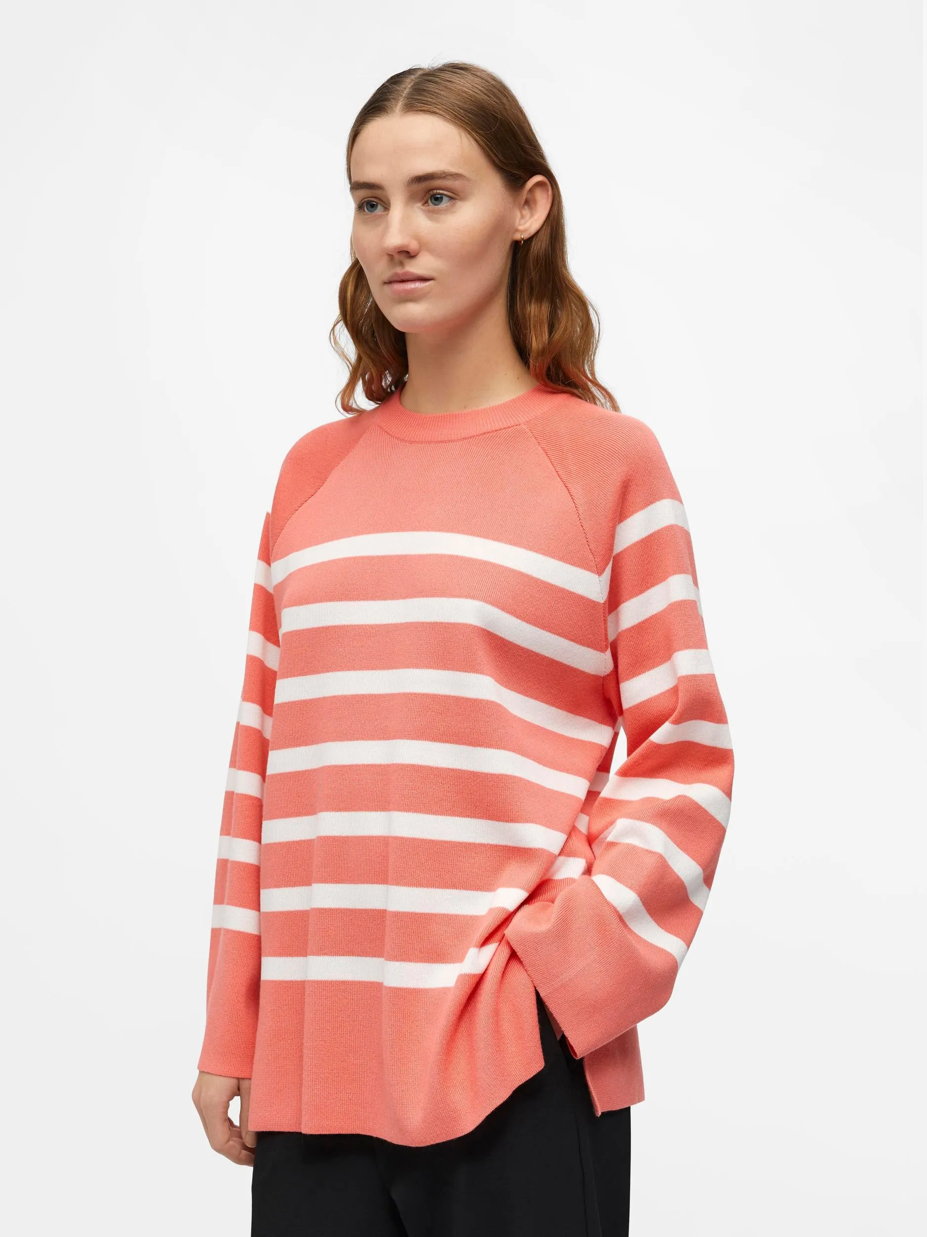 GEORGIA STRIPE JUMPER (PEACH)