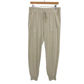 Gibson Beige Drawstring Joggers- Size L (Inseam 27.5")