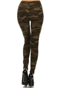 Green Camouflage Plus Full Length