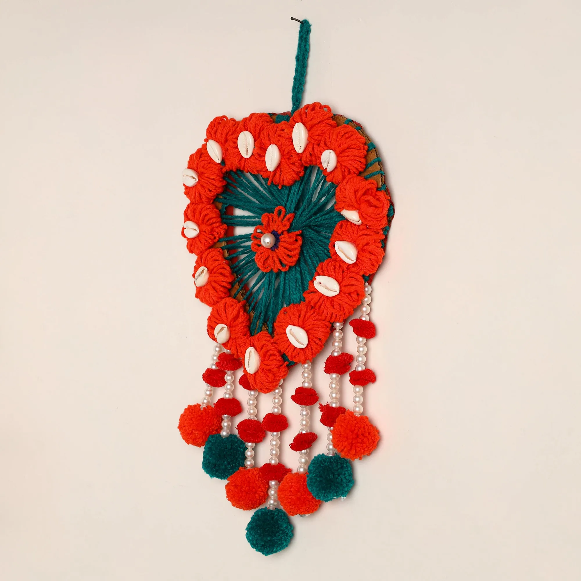 Heart - Handmade Wool Wall Hanging 05