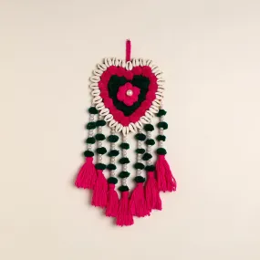 Heart - Handmade Wool Wall Hanging 09