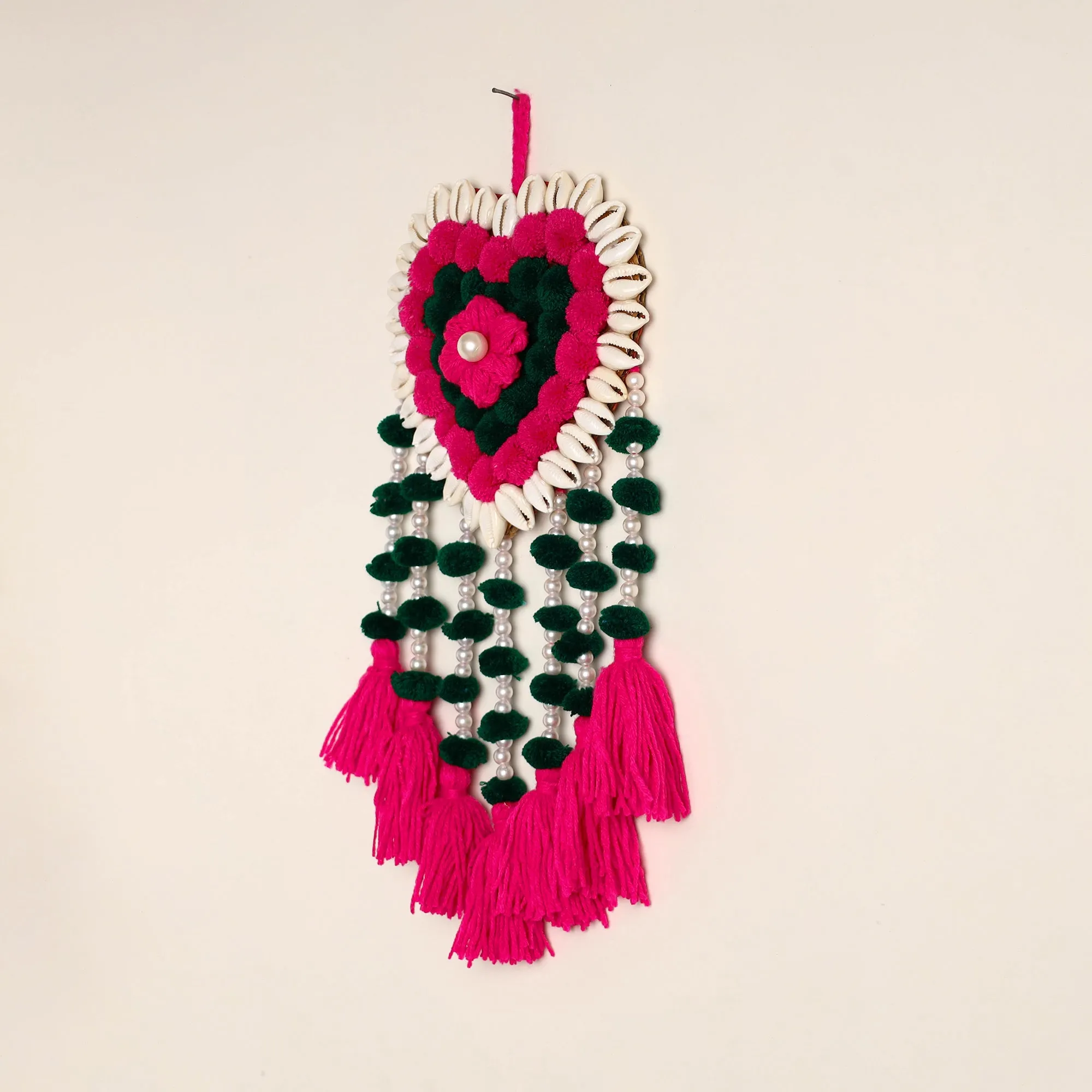 Heart - Handmade Wool Wall Hanging 09