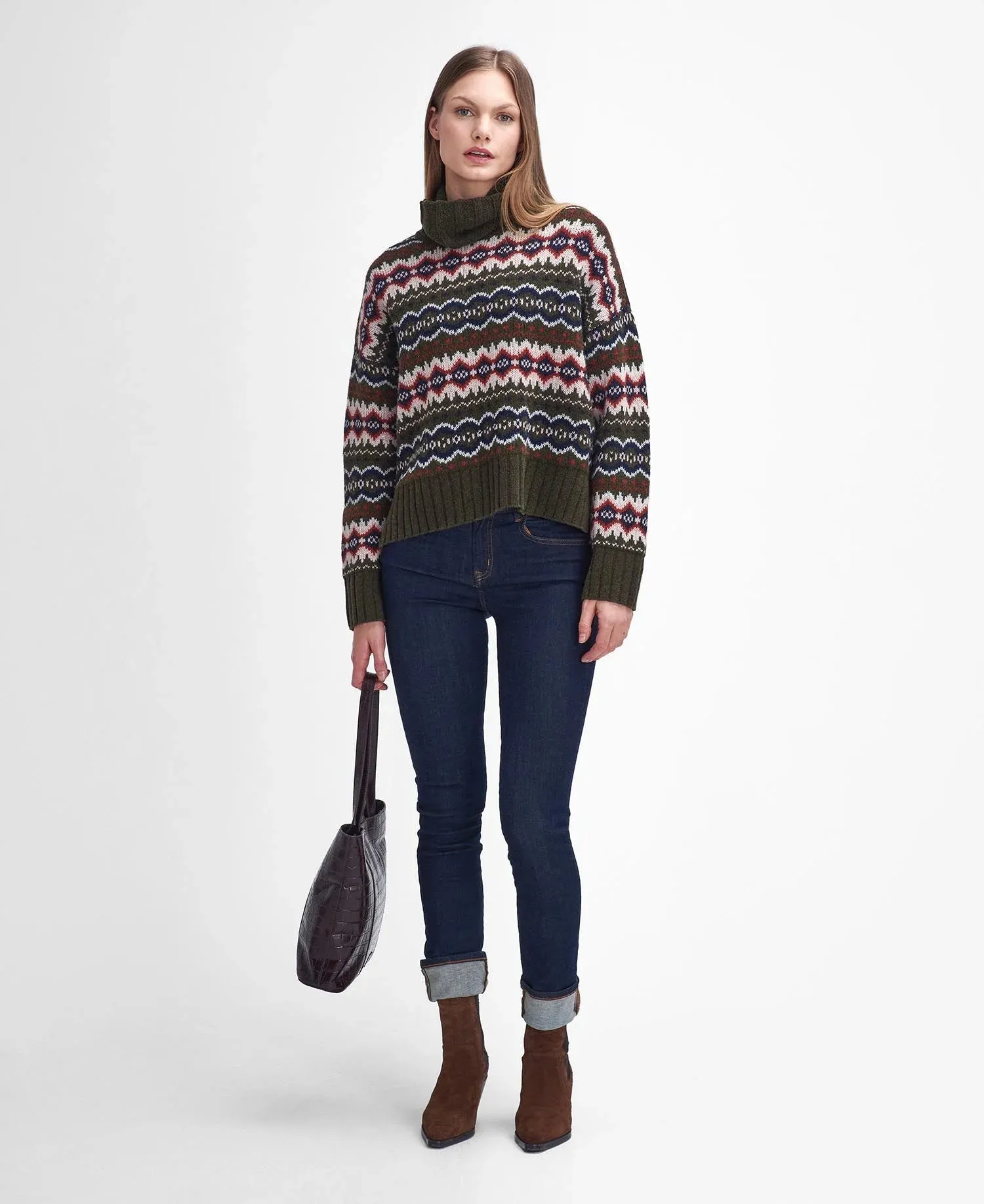 Helen Fair isle Roll-Neck Jumper - Multi