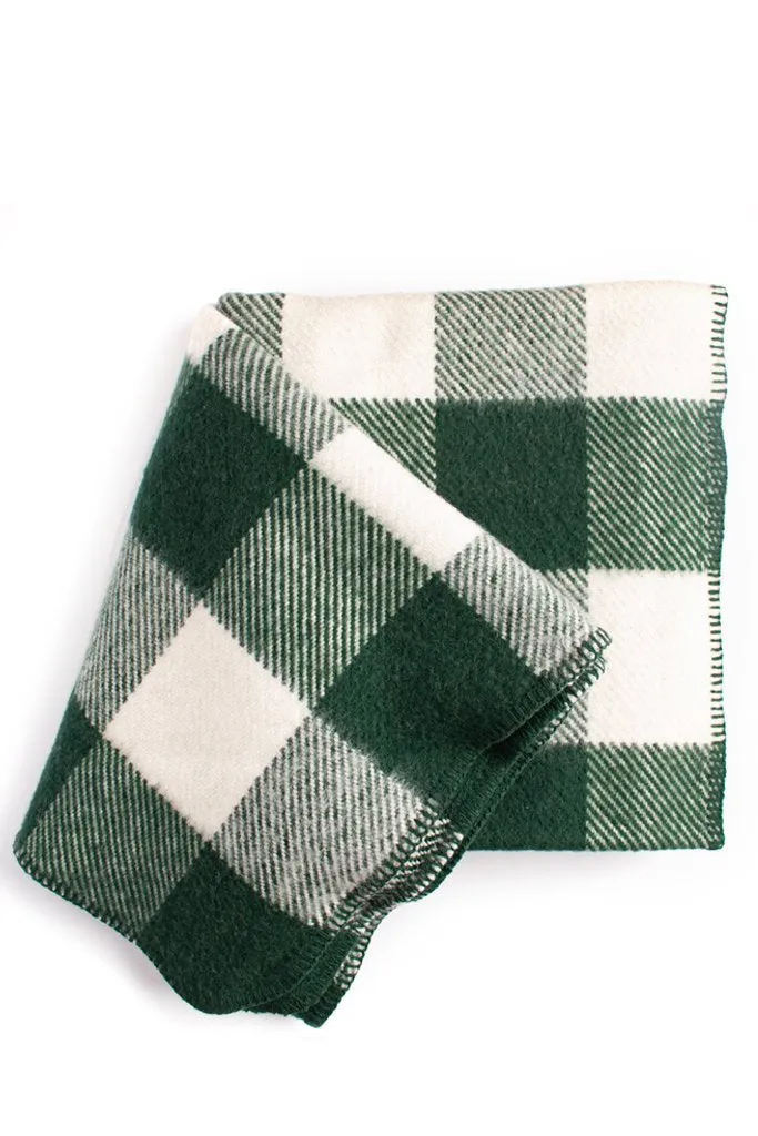 Heritage Plaid Throw Green