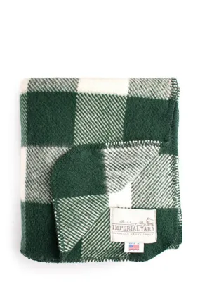 Heritage Plaid Throw Green