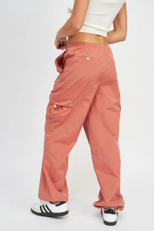 High Rise Cargo Pants