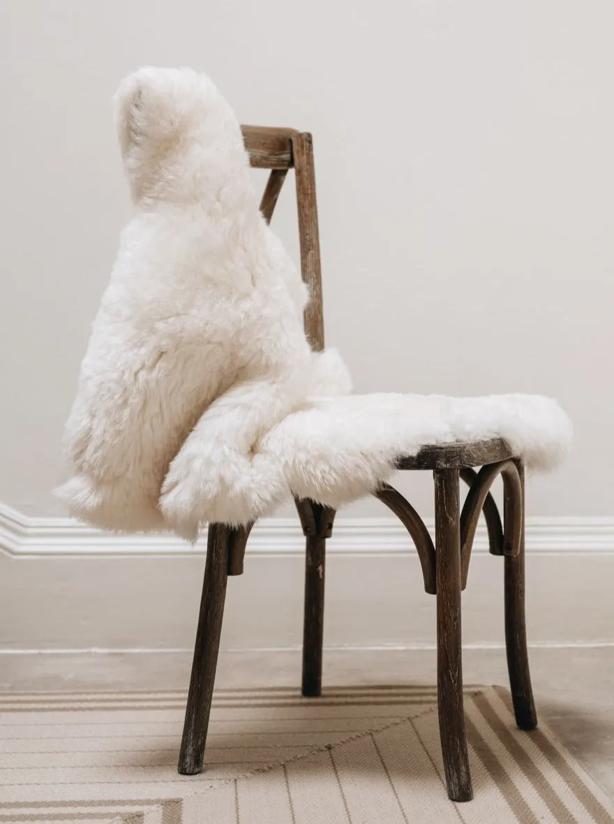 Icelandic Sheepskin Rug White (Short Wool)