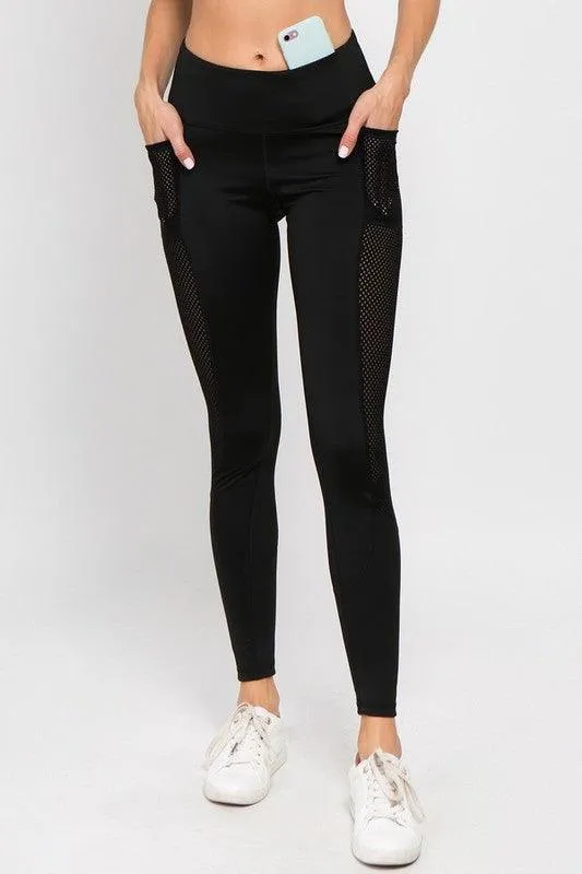 Jersey Mesh Leggings